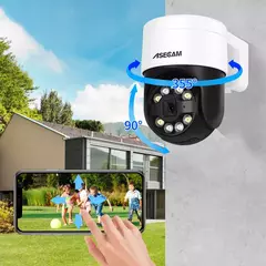 ASECAM 8MP 4K Câmera de Segurança na internet