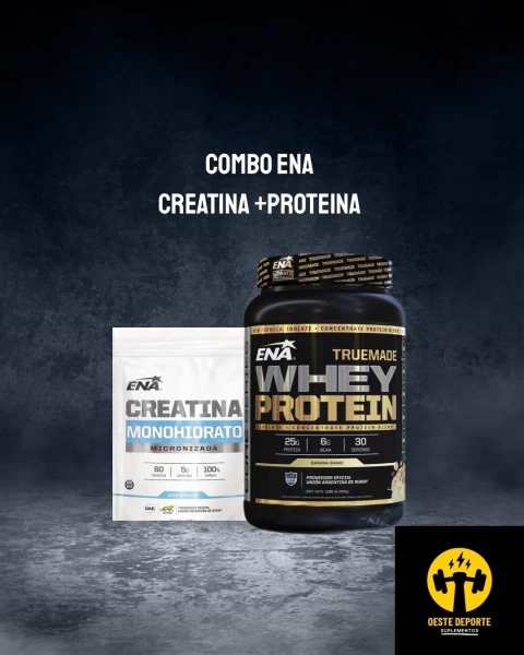 Combo Ena Sport Whey True made 2lbs + Creatina 300grs (69.000) - comprar online