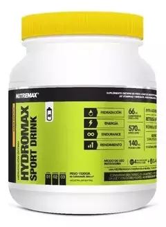 Hidromax Sport Drink Hidratación 1.5KG Nutremax - comprar online