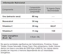 RESVERATROL GEONAT X 30 COMP - comprar online