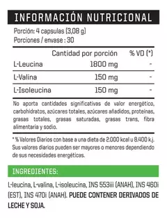 Bcaa 12:1:1 Super Ratio Ena - Recuperador Muscular - comprar online