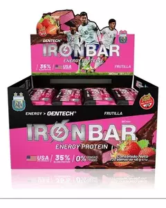 Gentech Iron Bar Barras Proteicas 20U - comprar online