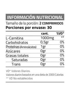 Star Nutrition L Carnitina 60 Capsulas - comprar online