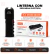 Linterna con descarga 2 en 1