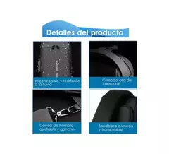 MOCHILA IMPERMEABLE ANTIRROBO CON PUERTO USB - tiendanimbo