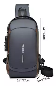 MOCHILA IMPERMEABLE ANTIRROBO CON PUERTO USB