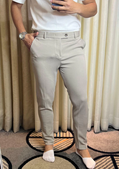 Calça Alfaiataria - Malha Super Stretch - Cores - comprar online