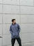 Buzo canguro oversize gris acero en internet