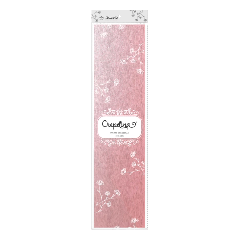 PAPEL CREPE CREPELINA Rosa perlado xU (50x200cm) - comprar online
