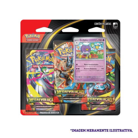 Blister Triplo Pokémon Megaevolução Drifblim - comprar online