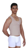 14008 - Colete masculino com fecho frontal