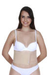 15002 - Faixa abdominal elástica unissex com 15cm de largura e velcro