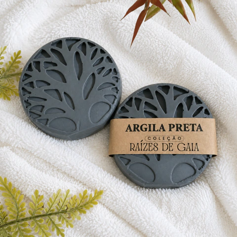Sabonete Facial de Argila Preta - Purificação Profunda