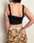 Top Morley Volados Negro - comprar online