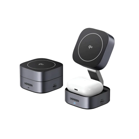 CARGADOR INALAMBRICO 2 EN 1 UGREEN 25W