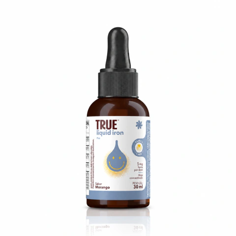 LIQUID IRON PLUS FOR BABY & KIDS 30ML MORANGO - TRUE