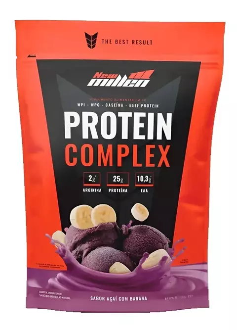 PROTEIN COMPLEX ACAI COM BANANA 900G - NEW MILLEN - comprar online