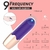 Vibrador de clítoris Vortex Infarta con 9 frecuencias ajustables y diseño elegante en color púrpura.