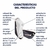 Succionador Satisfyer Traveler con características destacadas como cabeza de silicona, control de ondas de presión y conector de carga magnético.