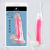 Dildo Neonflux Pink de 20 cm, con diseño realista y capa dual, que brilla en la oscuridad, presentado en su empaque. euforiax.com.ar