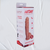 Envase del Dildo Nature Cyber Suck N5 con instrucciones de limpieza y características del producto.