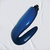 Estimulador de clítoris Real Vibe en color azul, con diseño ergonómico y suave al tacto.