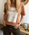 Remera Amor toffie - comprar online