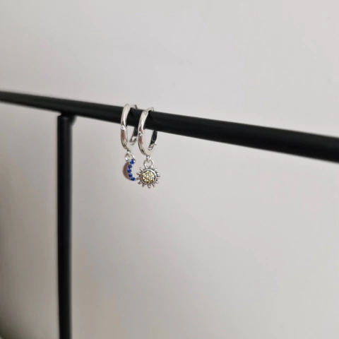 ARGOLA CLICK SOL E LUA