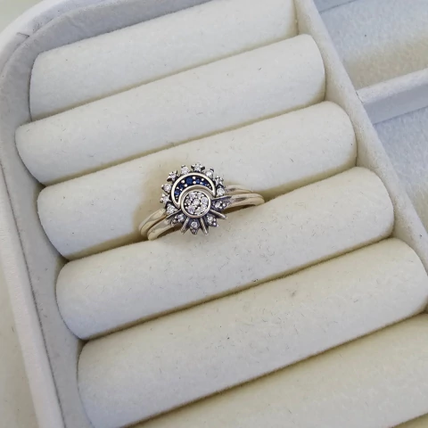 ANEL SOL E LUA (DOIS ANÉIS) - comprar online