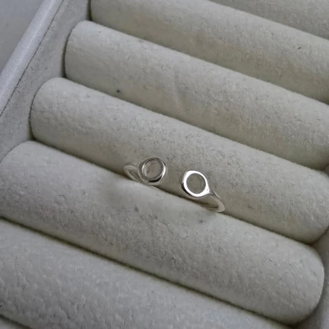 ANEL REGULÁVEL BOLINHA VAZADA - comprar online