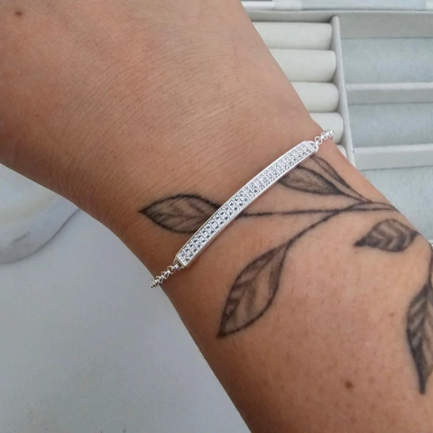 PULSEIRA PLAQUINHA CRAVEJADA - comprar online