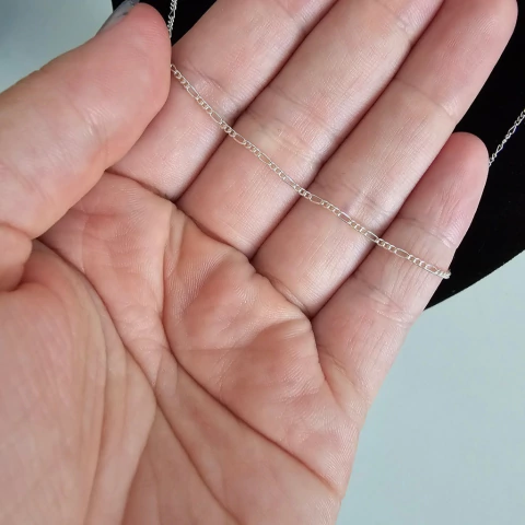 COLAR CORRENTE ELO 3X1 1,5MM - 60CM - comprar online