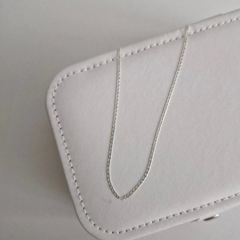 COLAR CORRENTE PIASTRINE - 1,5MM - 70CM