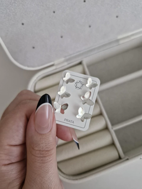 TRIO BORBOLETA ORIGAMI GRANDE