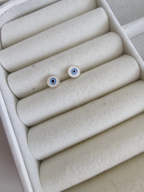 BRINCO OLHO GREGO RESINA 5MM