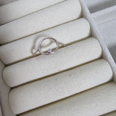 ANEL REDONDO COM PONTO DE LUZ GRANDE - comprar online