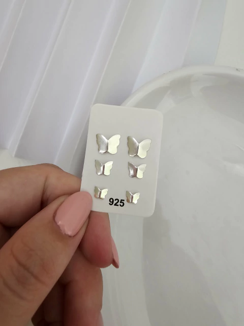 TRIO BORBOLETA ORIGAMI