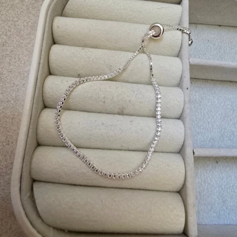 PULSEIRA LISA RIVIERA 1,5MM FECHO GRAVATA