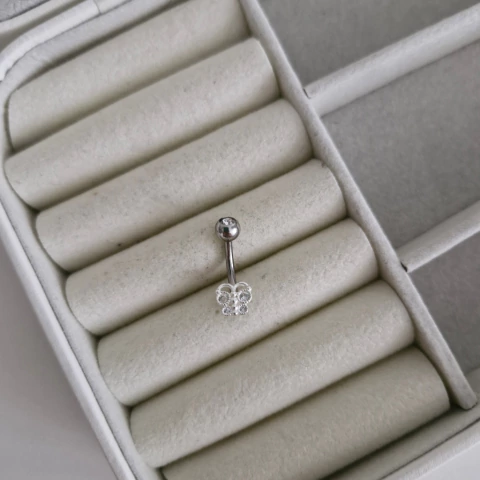 PIERCING UMBIGO BORBOLETA