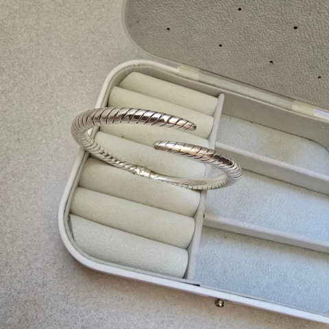 BRACELETE ELETROFORMAÇÃO ESPIRAL