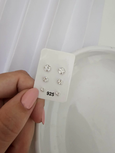 TRIO REDONDO CRISTAL