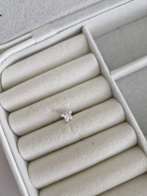 PIERCING TRAGUS BORBOLETA