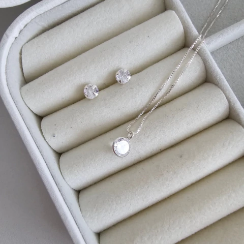 CONJUNTO REDONDO CRISTAL