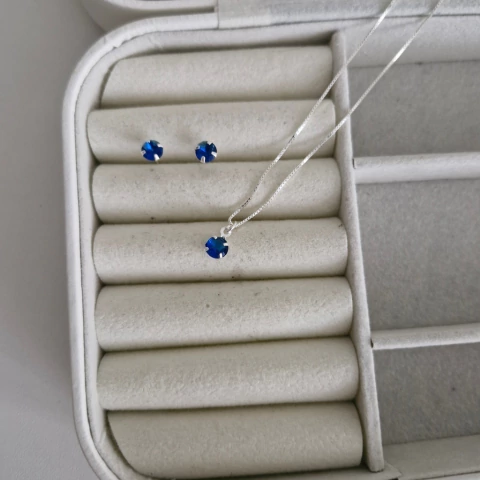 CONJUNTO REDONDO AZUL