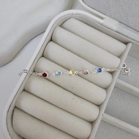 PULSEIRA CHAKRAS ZIRCONIA - comprar online