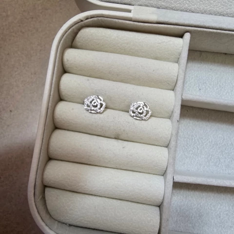 BRINCO ROSA CRAVEJADO