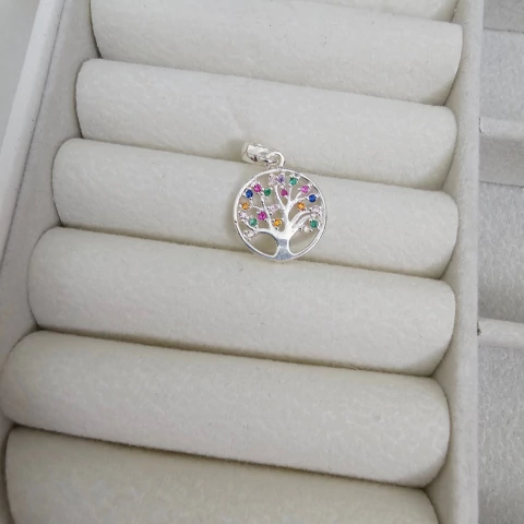 BERLOQUE ARVORE DA VIDA CRAVEJADA COLORIDO - comprar online