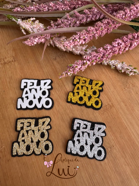 Aplique Nome Feliz Ano Novo Max - comprar online