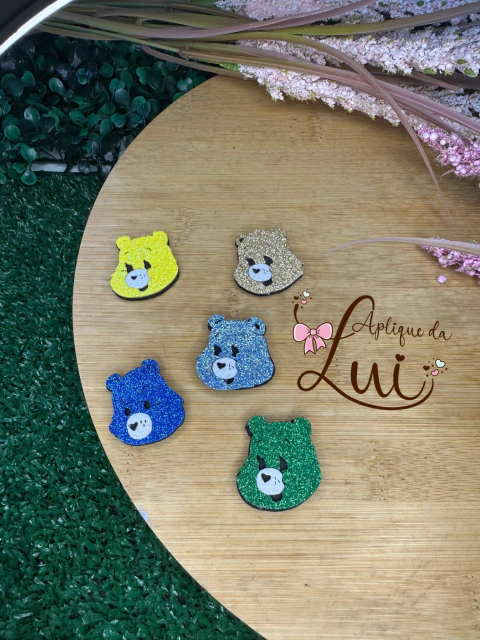 Aplique Cabeca Ursinhos Carinhosos macho (Sortidos todas cores) - comprar online