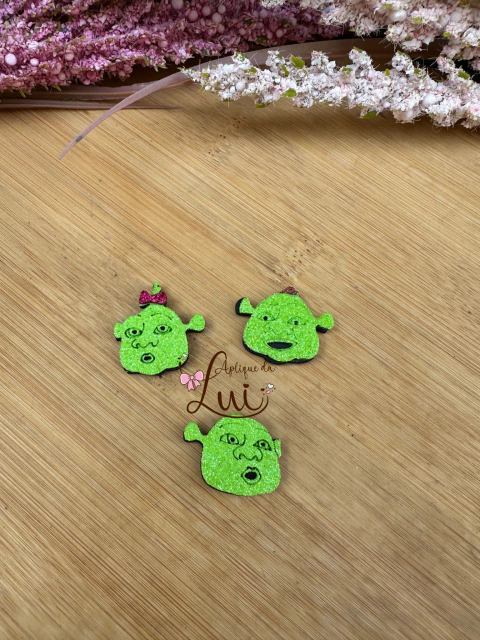 Aplique Babys Sherek c/ 30 uni (10 de cada) - comprar online